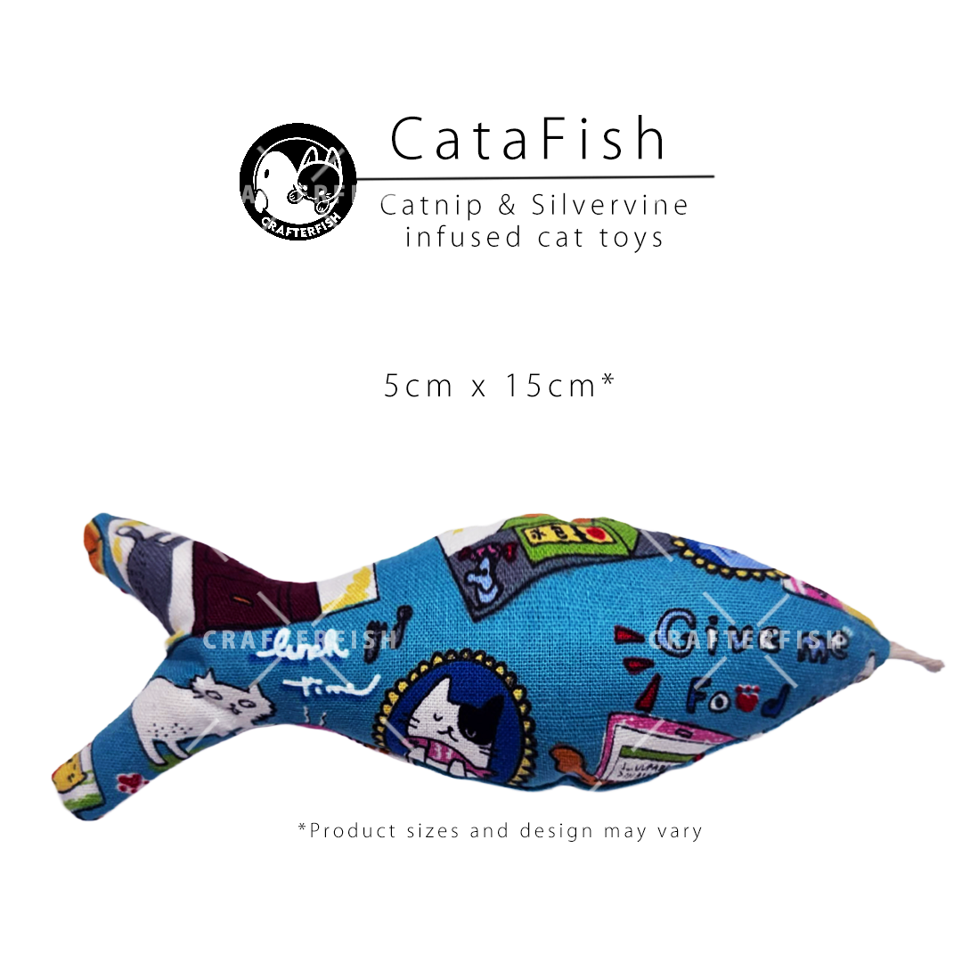 Catnip Silvervine CataFish Toy - Standard Size