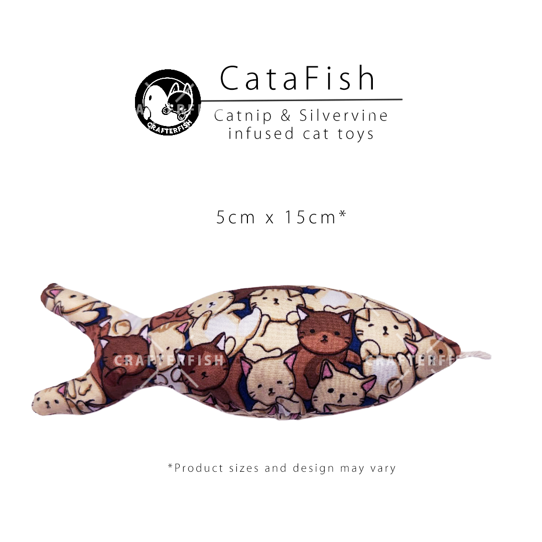 Catnip Silvervine CataFish Toy - Standard Size