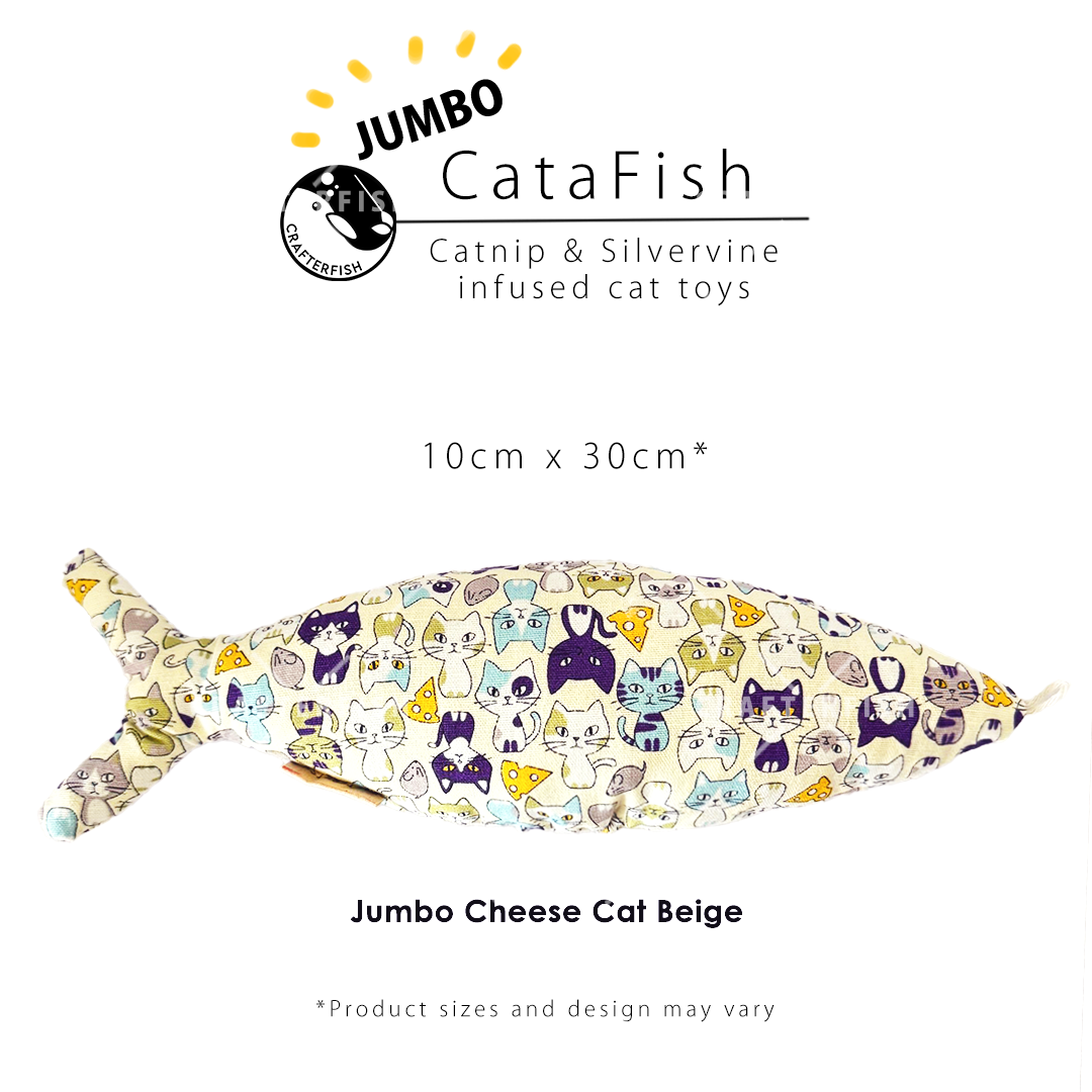 Catnip Silvervine Jumbo CataFish Toy Collection