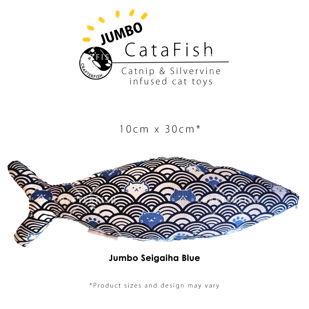 Catnip Silvervine Jumbo CataFish Toy Collection