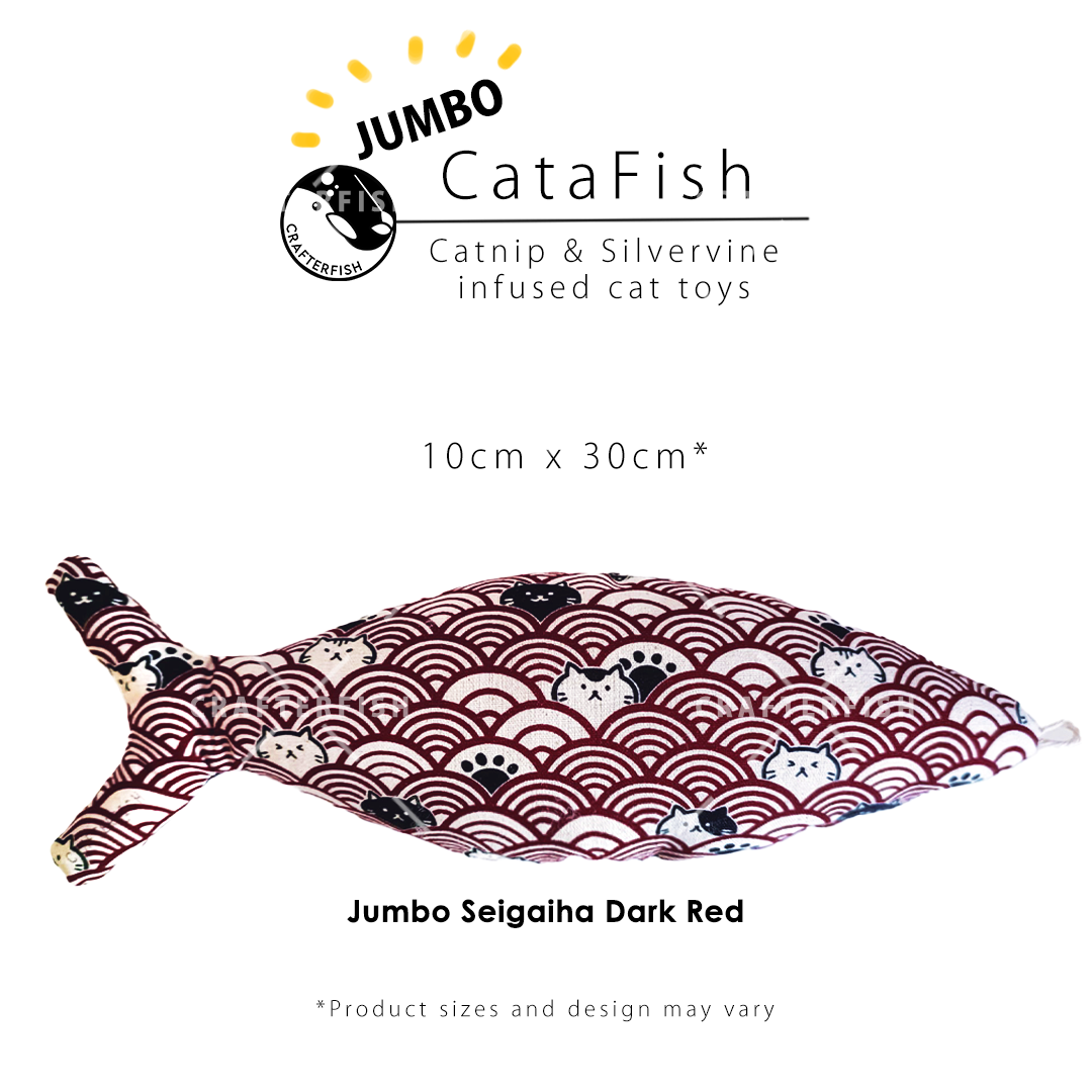 Catnip Silvervine Jumbo CataFish Toy Collection