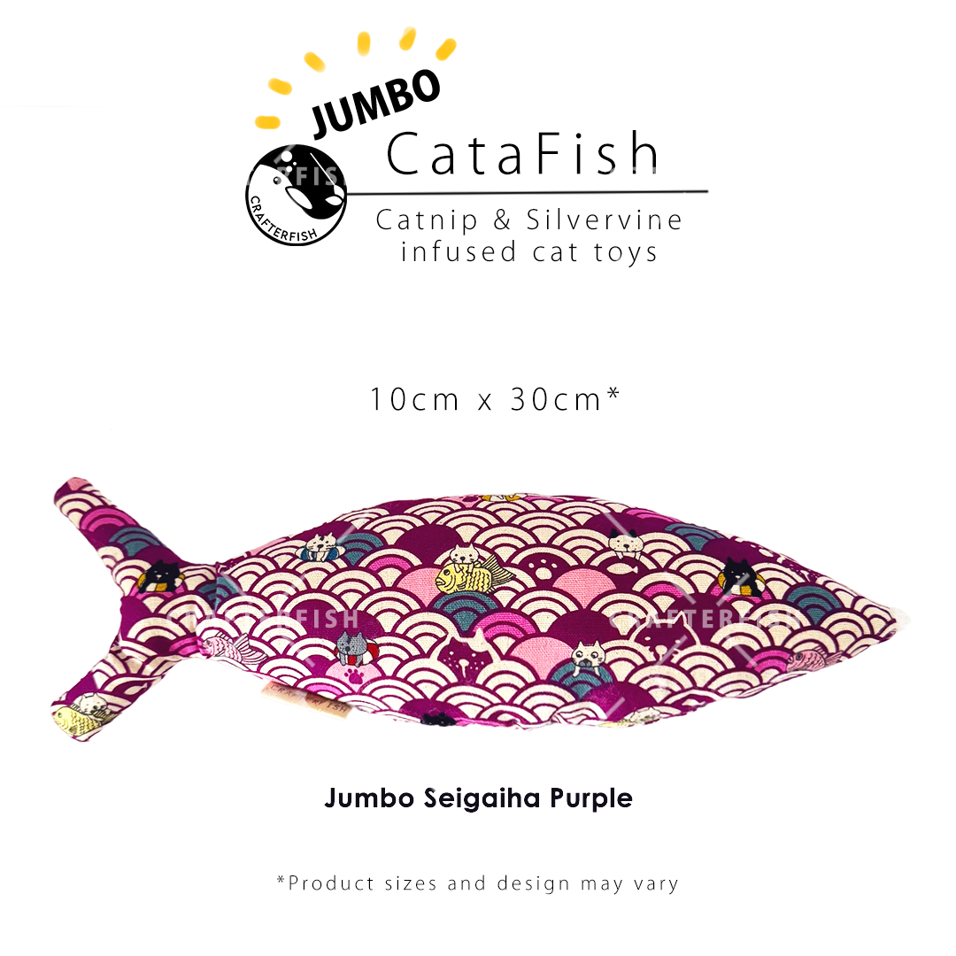 Catnip Silvervine Jumbo CataFish Toy Collection