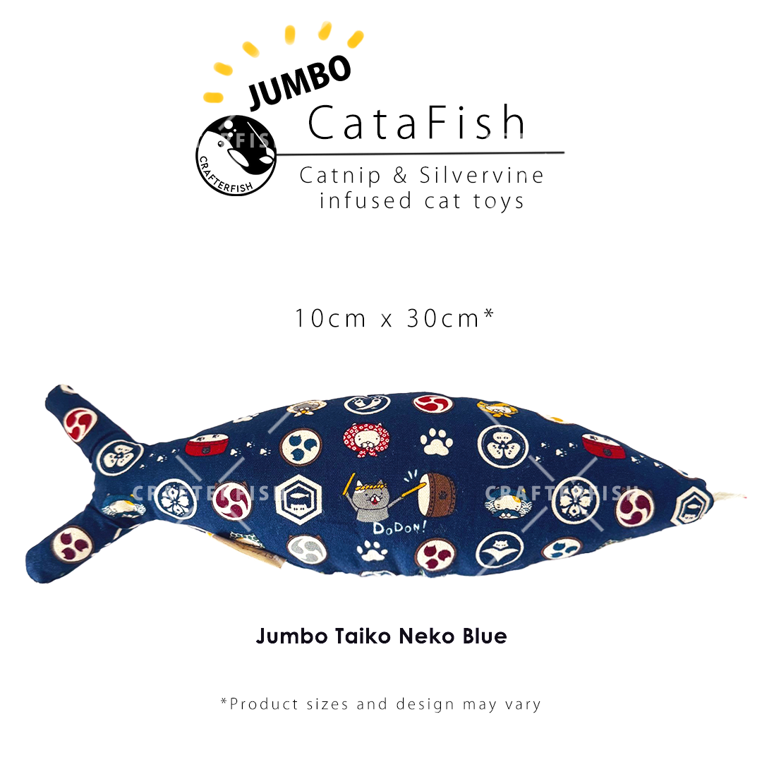 Catnip Silvervine Jumbo CataFish Toy Collection