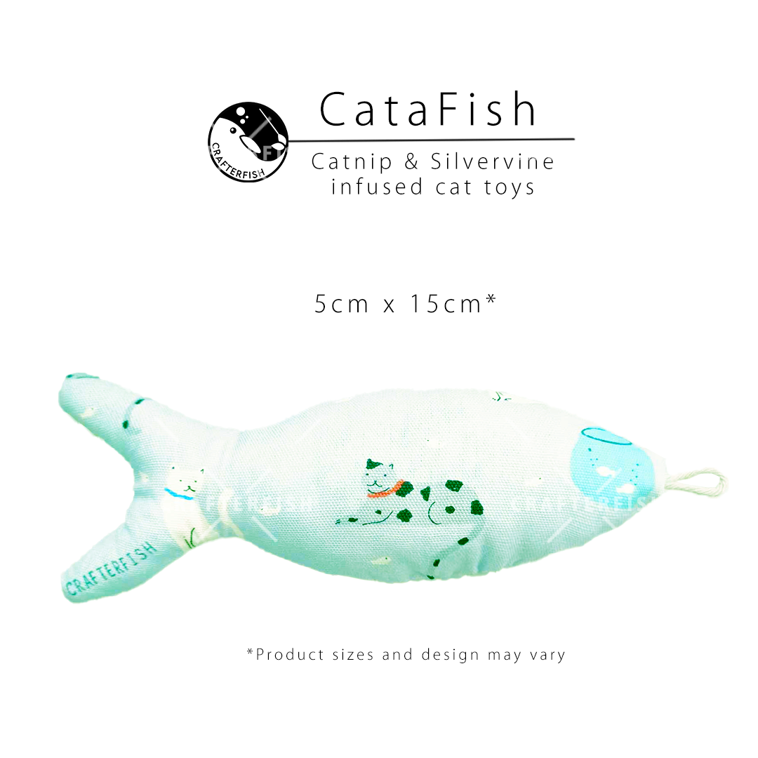 Catnip Silvervine CataFish Toy - Standard Size