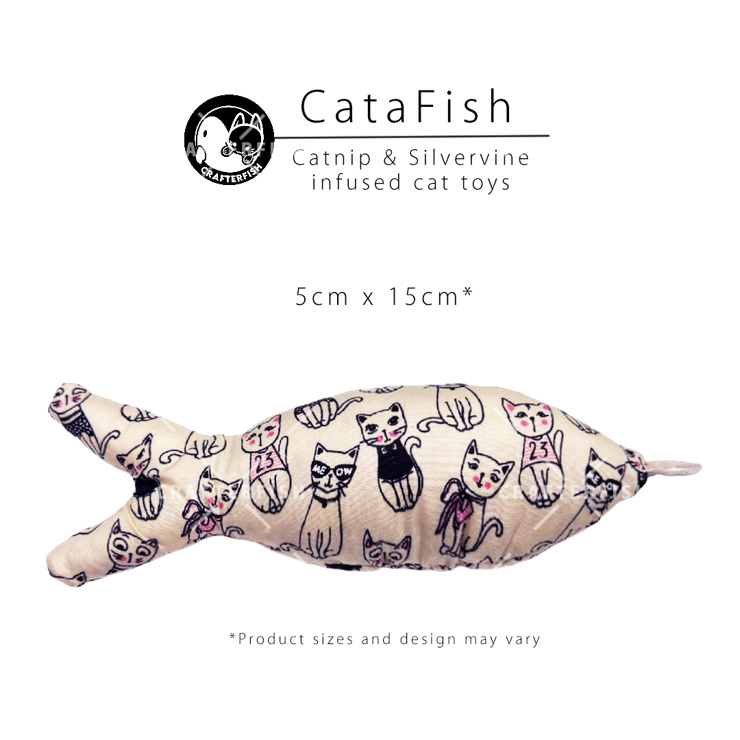 Catnip Silvervine CataFish Toy - Standard Size
