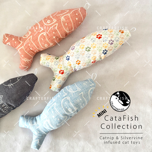 Catnip Silvervine Mini CataFish Toy Set