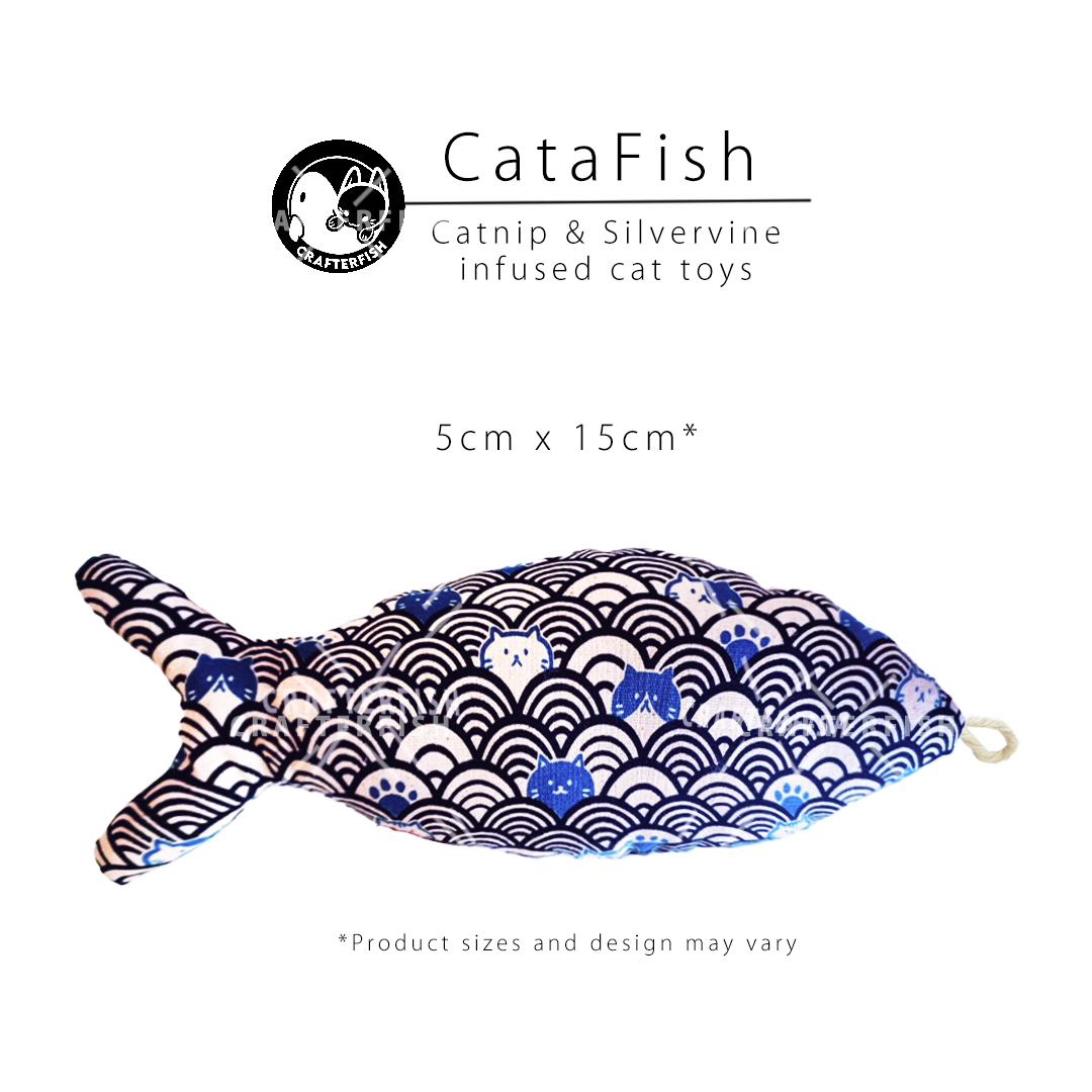 Catnip Silvervine CataFish Toy - Standard Size