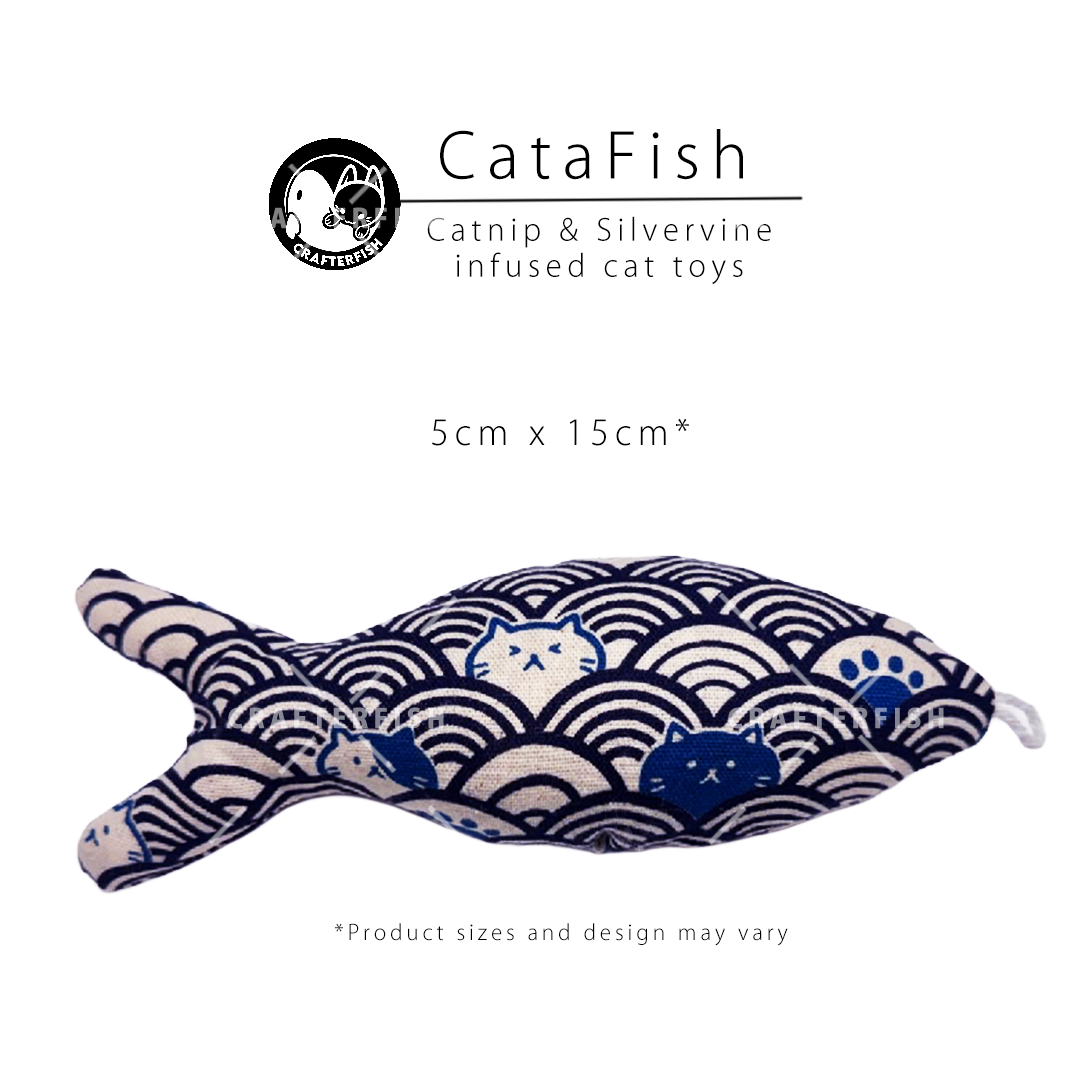 Catnip Silvervine CataFish Toy - Standard Size