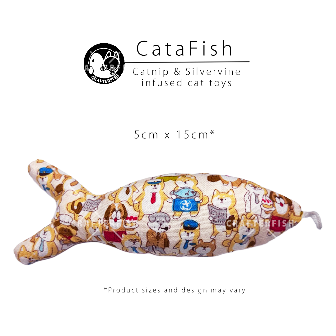 Catnip Silvervine CataFish Toy - Standard Size