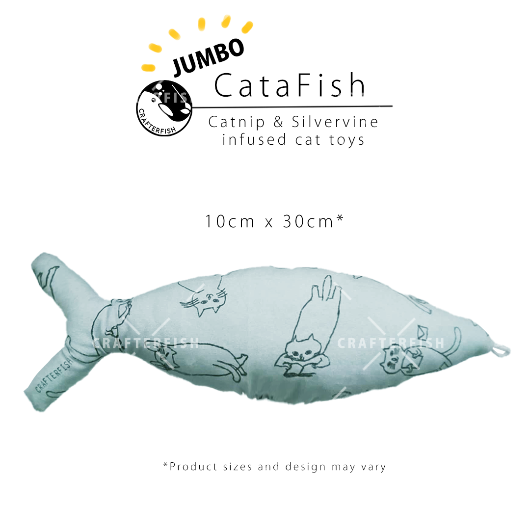 Jumbo CataFish - J Daily Cats Green