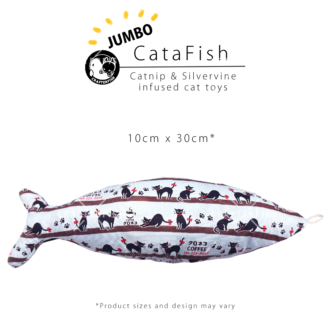 Catnip Silvervine Jumbo CataFish Toy Collection