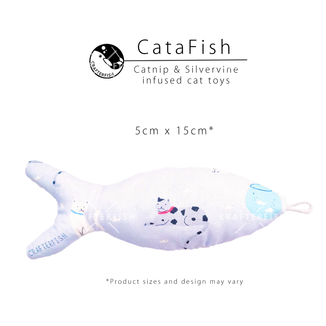 CataFish - Light Blue & Green Cat