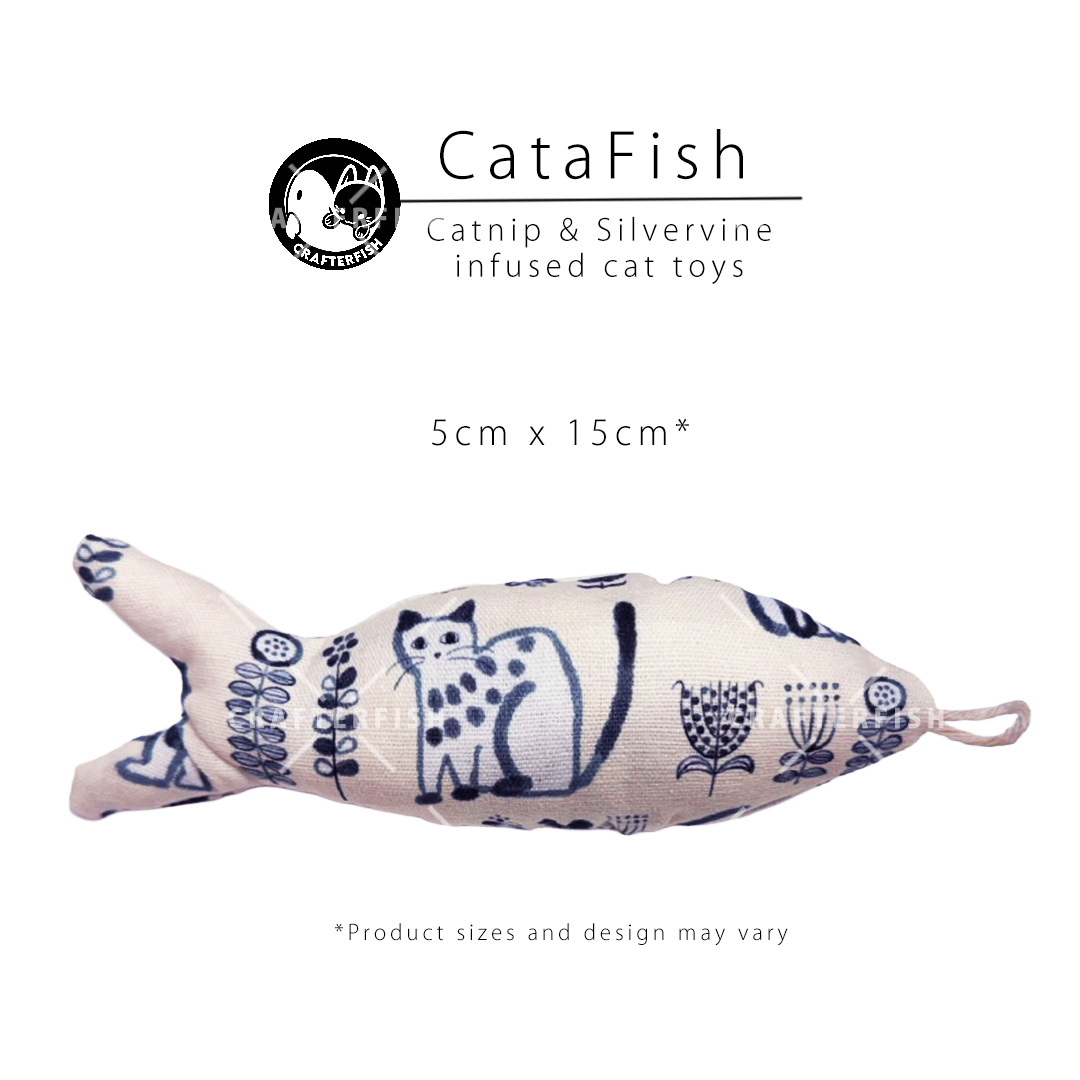 Catnip Silvervine CataFish Toy - Standard Size