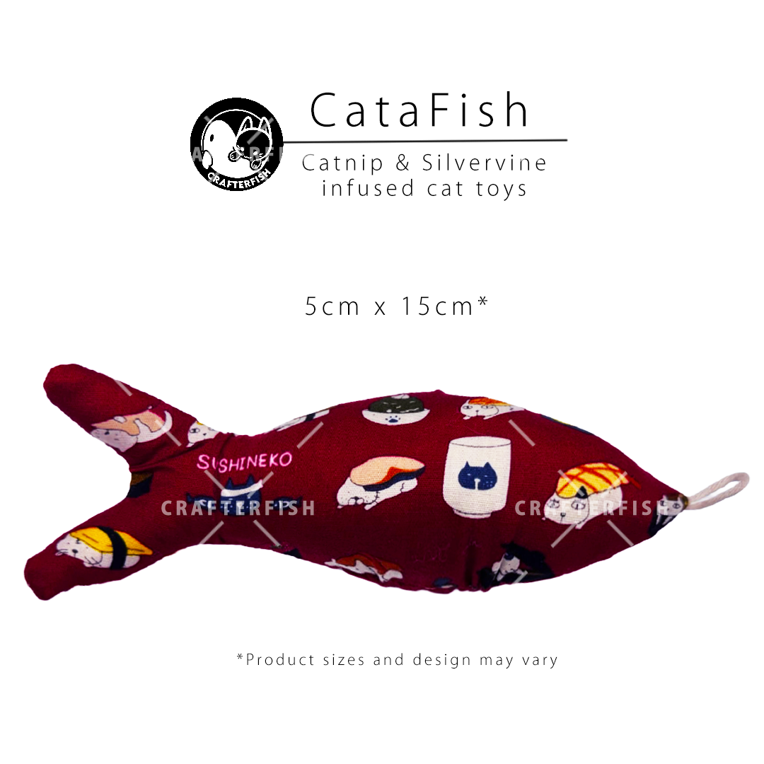 Catnip Silvervine CataFish Toy - Standard Size